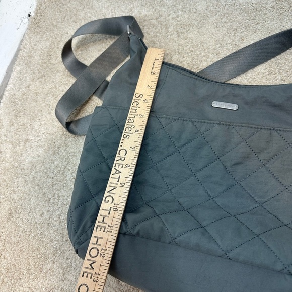 Baggallini Travel Bag Olive Quilted Bag Crossbody Shoulder Bag Wallet Built In - Picture 13 of 13